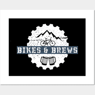 Bikes and Brews Posters and Art